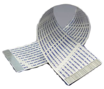 FFC kaapeli 1,0mm 30nap. Tinattu 168 mm