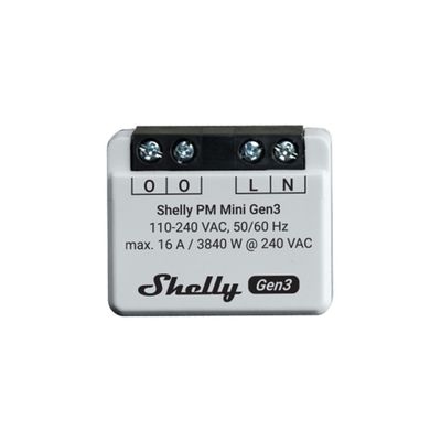 Shelly PM Mini Gen3 WiFi TEHOMITTARI 16A