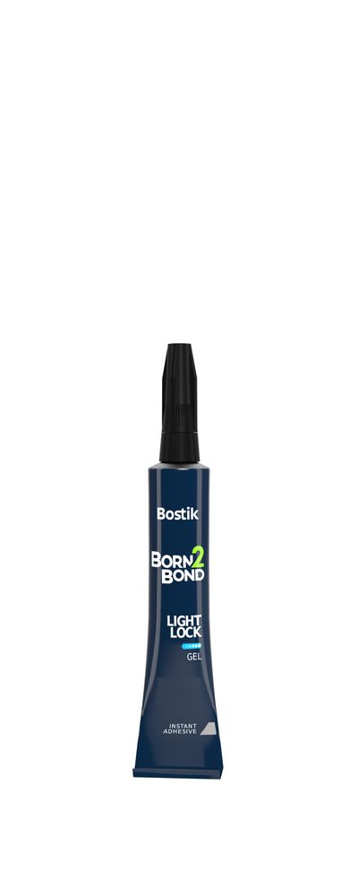 Bostik Born2Bond Light Lock Gel UV-Pikaliima 20g tuubi, geelimäinen Bostik Born2Bond Light Lock Gel UV-Pikaliima 20g tuubi, geelimäinen