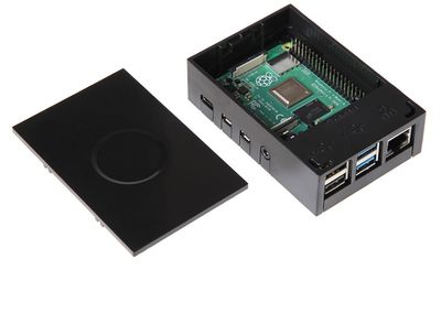 RASPBERRY PI 4B AKRYYLIKOTELO MUSTA RASPBERRY PI 4B AKRYYLIKOTELO MUSTA