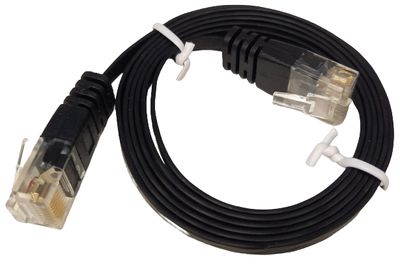 CAT6 LITTEÄ VERKKOKAAPELI U/UTP 1m musta CAT6 LITTEÄ VERKKOKAAPELI U/UTP 1m musta