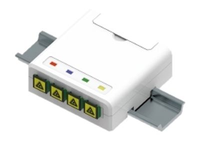 VALOKUITU PÄÄTEKOTELO DIN-KISKOON 80x80x29mm VALOKUITU PÄÄTEKOTELO DIN-KISKOON 80x80x29mm