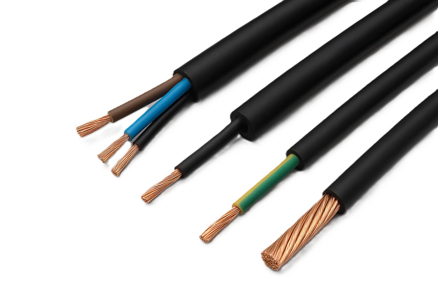 Sekalaiset raakakaapelit